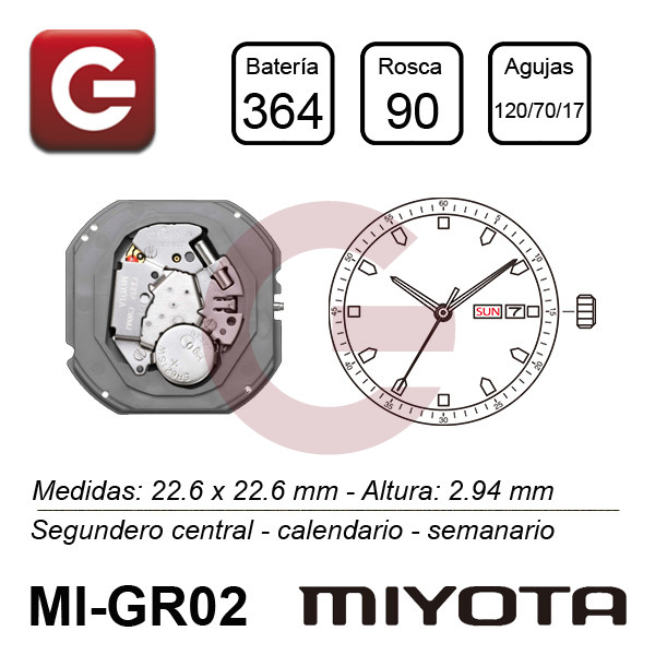 MIYOTA GR02 