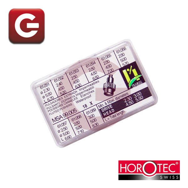 PULSADORES ESTRIADOS DORADOS IMPERMEABLES