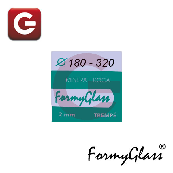 MINERAL PLANO 2.00 mm - DIÁMETROS Ø 180 - 320