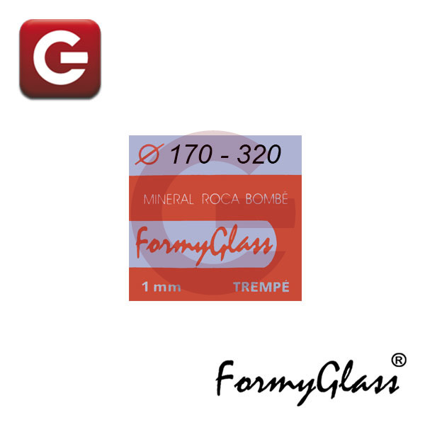 MINERAL BOMBÉ 1,00  mm - DIÁMETROS Ø 170 - 320