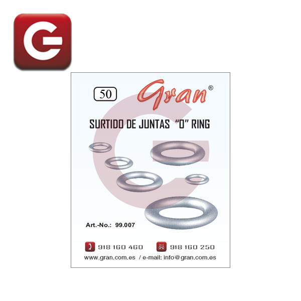 SURTIDO DE 50 JUNTAS O-RING NORMALES SURTIDO DE 50 JUNTAS O-RING NORMALES