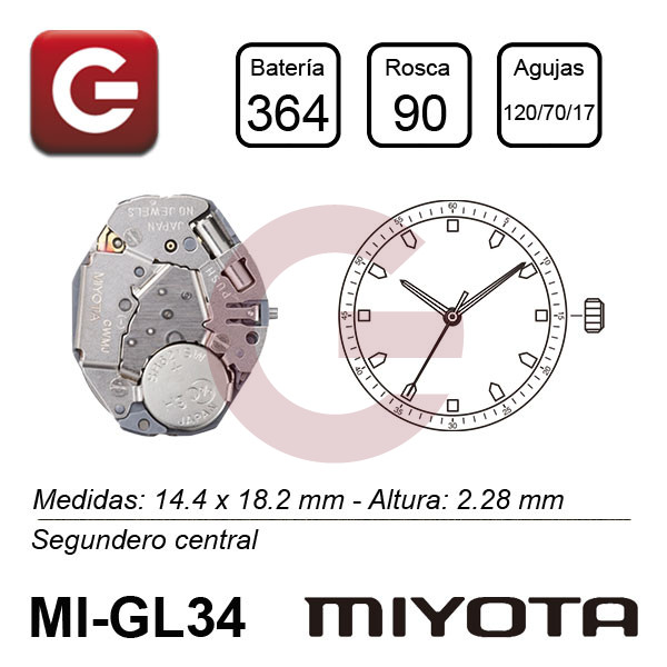 MIYOTA GL34 MIYOTA GL34