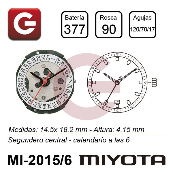 MIYOTA 2015/6 MIYOTA 2015/6