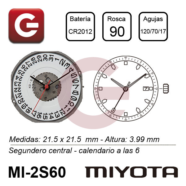 MIYOTA 2S60 MIYOTA 2S60