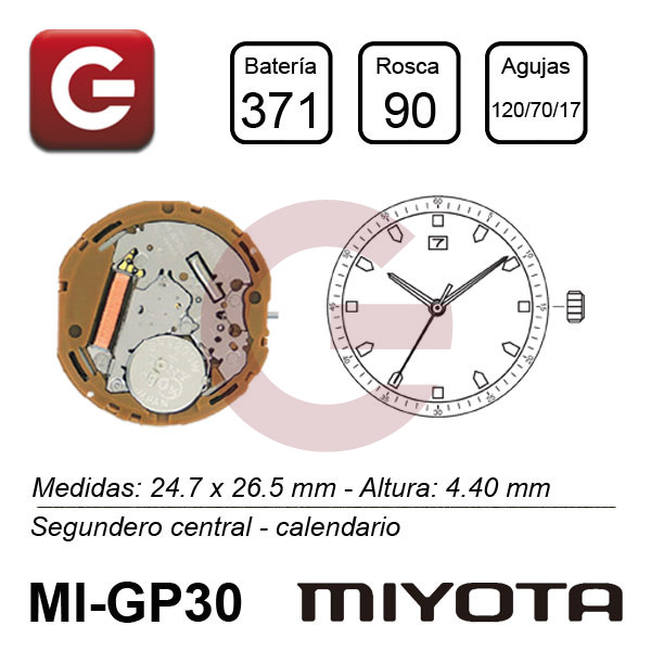 MIYOTA GP30 MIYOTA GP30