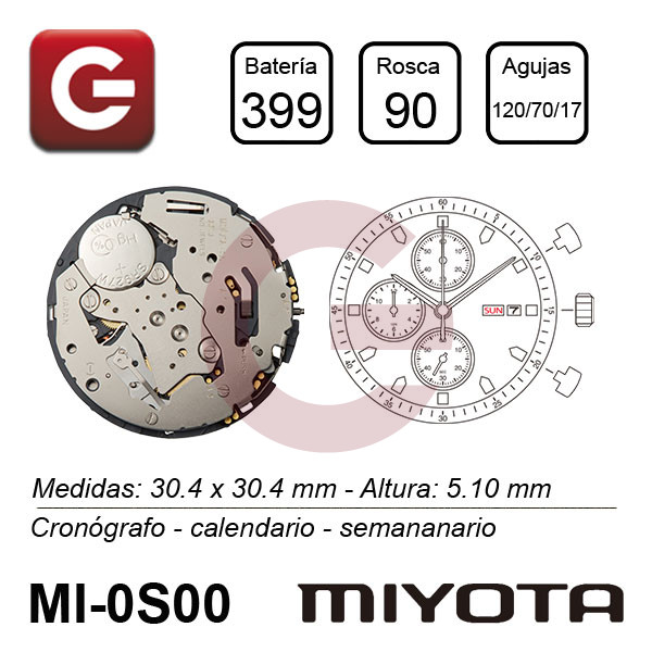 MIYOTA OS00 MIYOTA OS00
