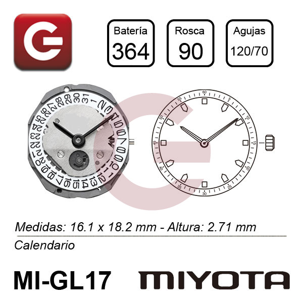 MIYOTA GL17 MIYOTA GL17