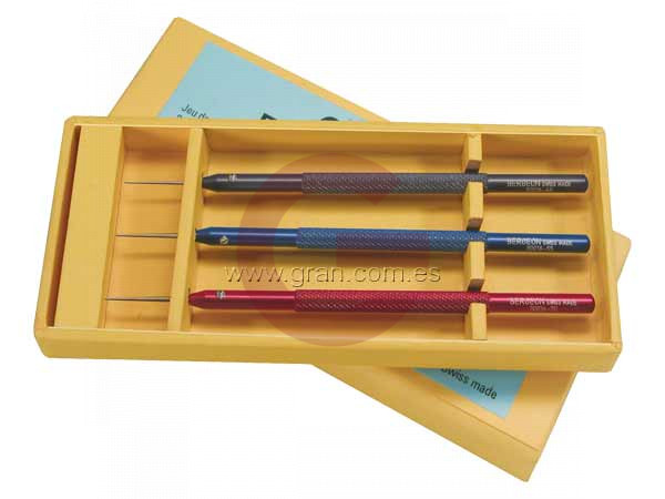 Surtido de 3 útiles para virolas bergeon Surtido de 3 útiles para virolas bergeon